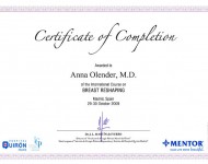 korekcja biustu zaswiadczenie Dr Olender
